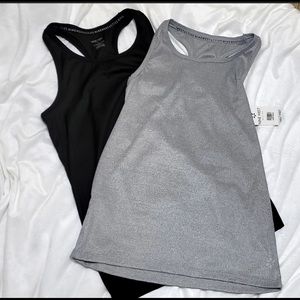 Brand new with tags!!! Black & Gray Nine West Active Tanks, L
